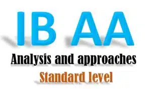 IB Analysis and approaches - Standard level