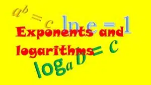 1.4 Exponents and logarithms