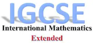 CIE IGCSE International Maths (0607) - Extended