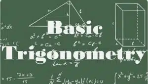 8.1 Basic trigonometry