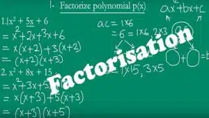 2.5 Factorisation