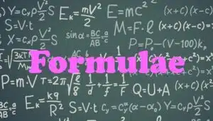 2.3 Formulae