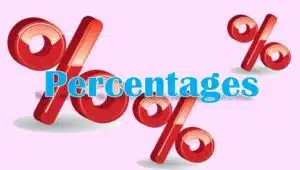 1.7 Percentages, decimals and fractions