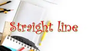 4.2 Straight line