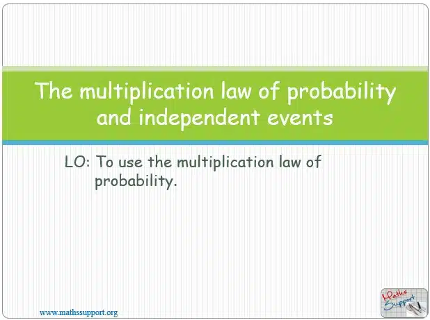 multiplication law